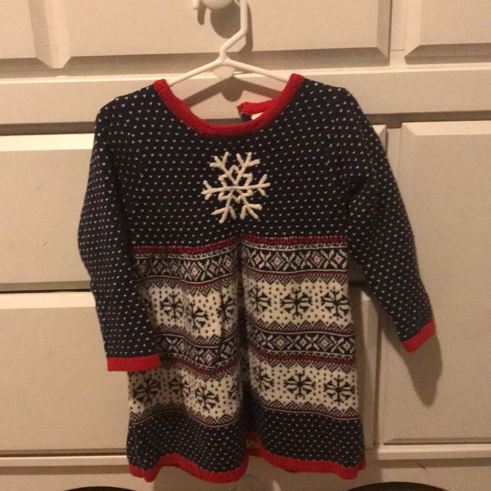 Fair Isle sweater dress
